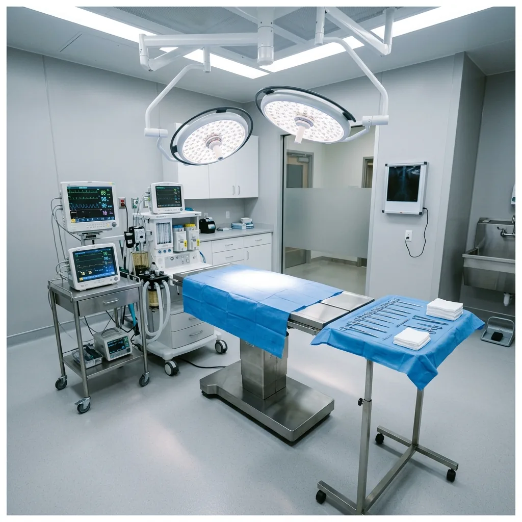 Centro Cirúrgico moderno do Hospital Anibem